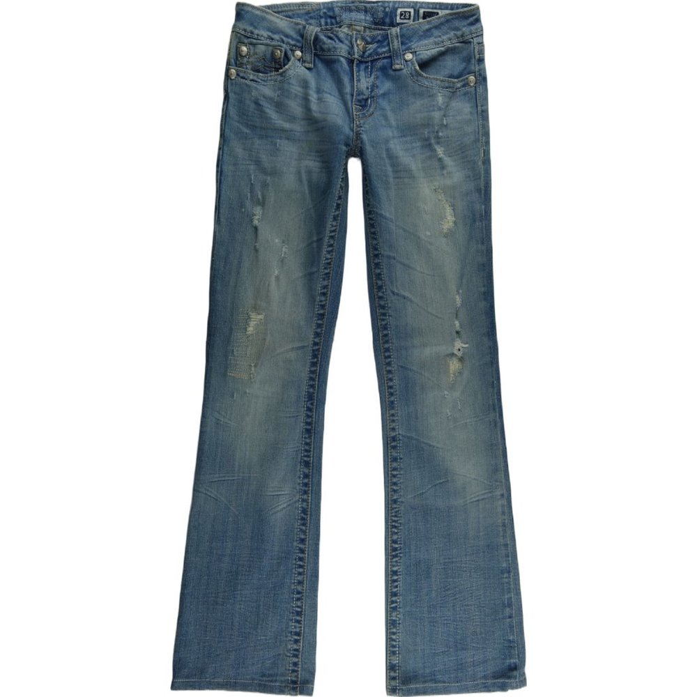 Miss Me Sunny Boot Cut Jeans Women's 28 Stretch Low Rise A158